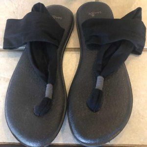 Sanuk Yoga Sling Flip-Flop Size 8 - New / Like New
